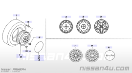 Wieldop Nissan Primera P11/WP11 40315-9F500