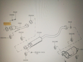 Uitlaatpakking Nissan 20692-1HA0A