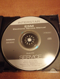 Electronic Service Manual '' Model X70 series '' Nissan Interstar SM3E00-1X70E1E Gebruikt.