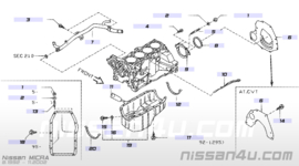 Tussenplaat CG10DE/ CG13DE Nissan Micra K11 30411-4F415