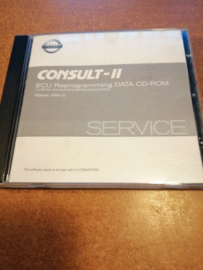 Consult-II ECU reprogramming DATA CD-ROM AER05A/ AFR05A/ ASR05A/ EGR05A/ EIR05A Release 2006/1st Used part.