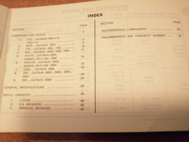 Service Data and Specificaties 1977 SD7Z-P007G0