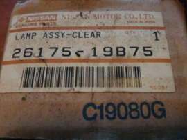 Lamp assy clear Nissan Micra K10 26175-19B75 (Koito 212-63186) Original.