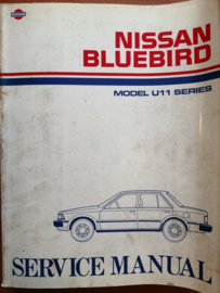 Service manual '' Model U11 series '' SM4E-0U11G0 Nissan Bluebird U11