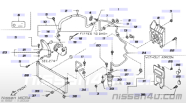 Aircoleiding Nissan Micra K11 92441-6F621