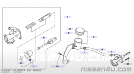 Koppelingsoliereservoir Nissan Almera N16 30617-5M000