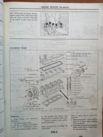 Service manual '' Model CD17 diesel Engine'' Nissan CD17 SM3E-CD17G0