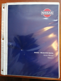 Service manual '' Model N16 series '' Volume 2 SM0E00-0N16E0 Nissan Almera N16