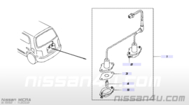 Kentekenverlichting Nissan Micra K11 26510-5F000 Gebruikt.