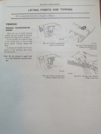 Service manual '' Model 610 series supplement 1 '' Datsun Bluebird 610 SM6E-061SG0 Gebruikt.
