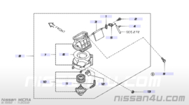 Hester resistor Nissan Micra K11 27150-72B01 New.