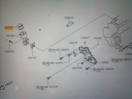 Motoroliefilter Nissan 15208-BN30A D40/ N16/ P12/ R51/ T30/ TL0/ V10