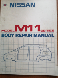 Body repair manual '' Model M11 series '' BR9E-0M11G0 Nissan Prairie M11