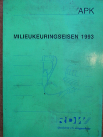Milieukeuringseisen APK 1993