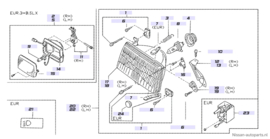 Screw-adjusting upper left-hand Nissan Micra K10 26022-21B20 Original.