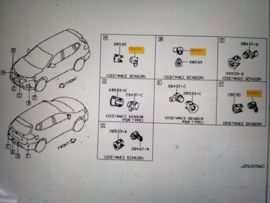 Sensor assy-distance Nissan X-trail T32 28438-3TA2E Original.