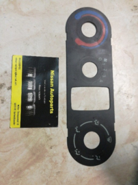 Etiket / symbolenplaat kachelbedieningspaneel Nissan  27570-BN000