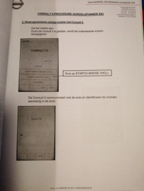 Werkplaatshandboek '' Model X83 series '' Campaigs en gewijzigde werkinstructies Nissan Primastar X83