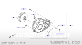 Oliekeerring automaatbak/versnellingsbak Nissan 38342-8E000 CK12/ E11/ J10/  K12/ N15/ N16/ P12/ T31/ V10
