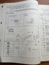 Collision parts catalog model B12 series Nissan Sunny B12 EC-095