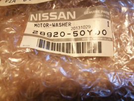 Pump washer Nissan 28920-50Y00 Original. A32/ B13/ C23/ CA33/ N14/ N15/ S13/ S14/ T30/ W10/ Y10/ Y60/ Z33