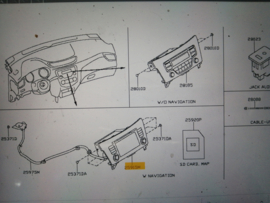 Controller assy-navigation Nissan 25915-4ET0A J11/ T32 (7 513 750 235)