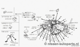 Cable assy-battery to starter motor 280ZX S130 24110-P8900 Used part.