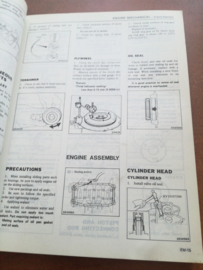 Service manual '' Model N10 series Engine '' Nissan Datsun Cherry N10 SM2E-N10SG0 Used part.