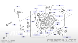 Oliekeerring ingaande-as versnellingsbak Nissan 32113-M8000 Origineel.