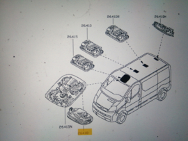 Interieurlamp Nissan Primastar X83 26418-00QAA