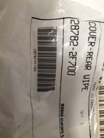Afdekkap ruitenwisserarm achterklep Nissan Primera P11 28782-2F700 Origineel.
