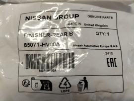 Finisher-rear bumper Nissan Qashqai J11 85071-HV00A Original.