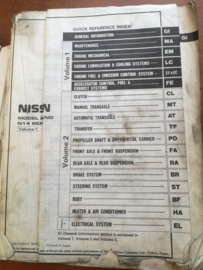 Service manual '' model B13 and N14 series volume 1'' Nissan 100NX B13 / Nissan Sunny N14  SM1E-1N4BG0