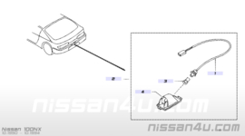 Kentekenverlichting Nissan 100NX B13 26510-70Y00 set 2 stuks met houder 96252-61Y00 Gebruikt.
