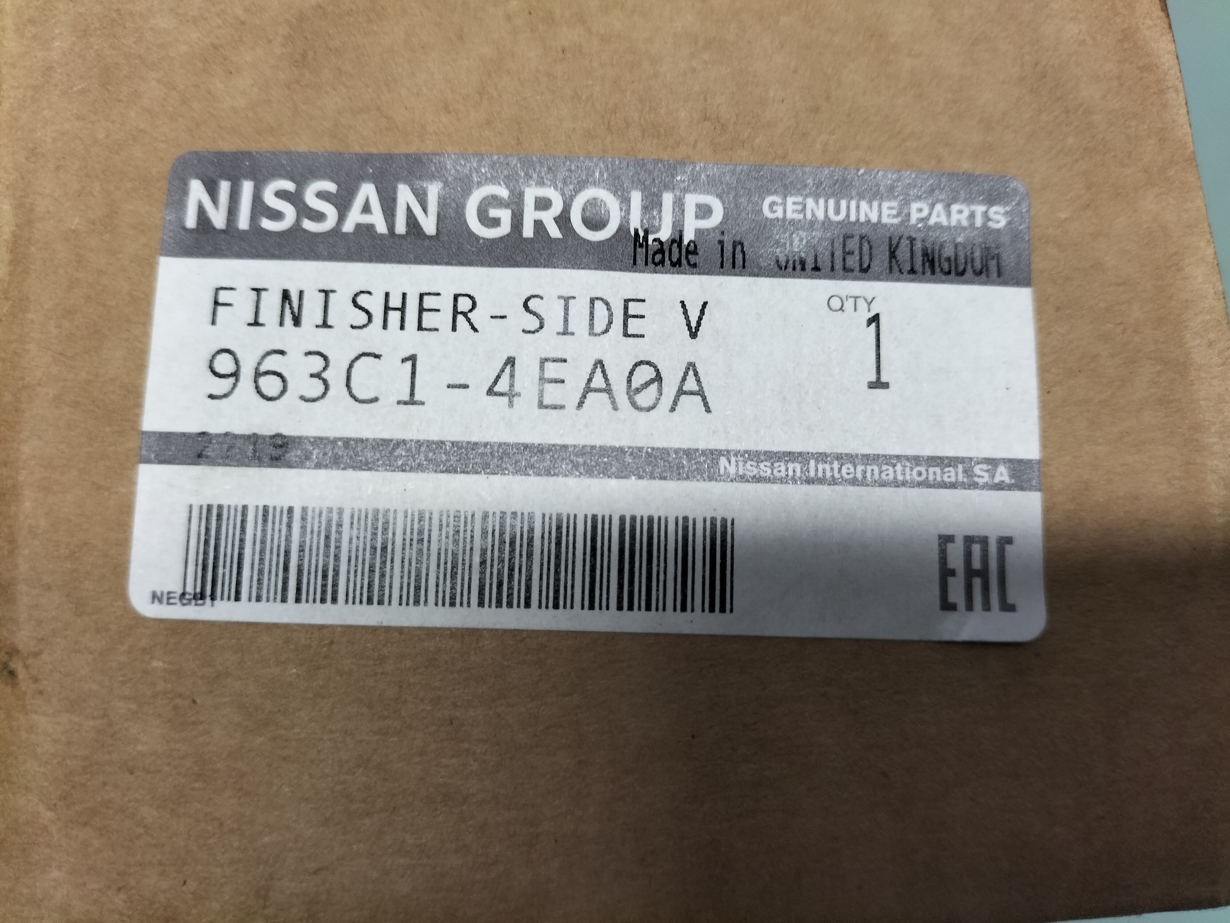 Mirror cap Nissan Qashqai J11 963C1-4EA0A Original