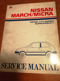 Service manual '' Model K10 series '' Suplement-I Nissan Micra K10 SM4E-K10SG0