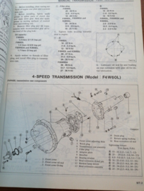 Service manual '' Model A10 series'' Datsun Violet A10 SM0E-A10G0