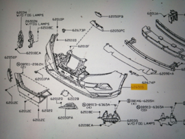 Voorbumper Nissan Qashqai J11 62022-4EA0H (Z11)