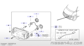 Koplamp links Nissan Serena C23 B6065-8C002