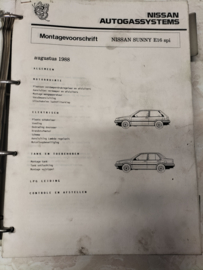 Service manual ''Nissan autogassystems'' Used part.