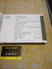 Instructieboekje ''Nissan Leaf ZE0''OM15D-0ZE0E0E