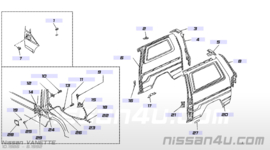 Spring-fuel filler Nissan 78836-D4000 GC22/ T12/ T72 Original