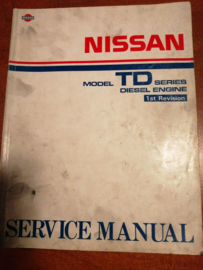 Service manual '' Model TD series diesel engine '' 1st revision. 19e druk. SM7E-00TDG1
