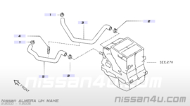 Kunststof slangklem Nissan 01552-01051