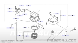 Kachelweerstand Nissan Primera Wagon W10 27150-64J60