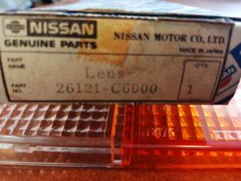 Lens, front combination lamp right-hand Nissan Patrol 160 26121-C6000 Original.