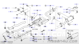 Middendemper Nissan Micra K11 20300-99B01 Nieuw