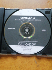 Consult-II ECU reprogramming DATA CD-ROM AER05A/ AFR05A/ ASR05A/ EGR05A/ EIR05A Release 2006/2nd Gebruikt.