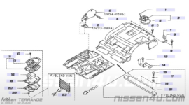 Stofhoes versnellingspook Nissan 74960-31G05 D21/R20/WD21