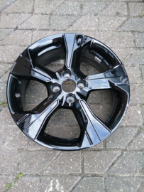 Wheel-aluminium 17X6,5J black Nissan Micra K14 40300-5FA5A Damage